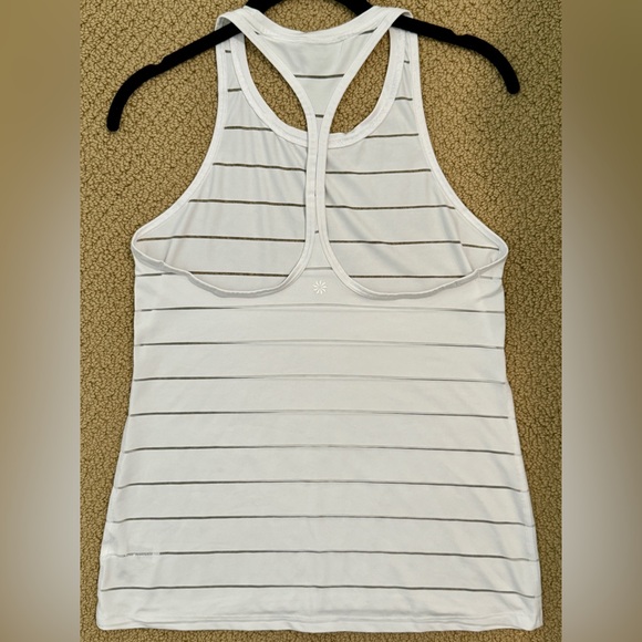 Athleta Stripe Mesh High Neck Chi Tank - Picture 5 of 6